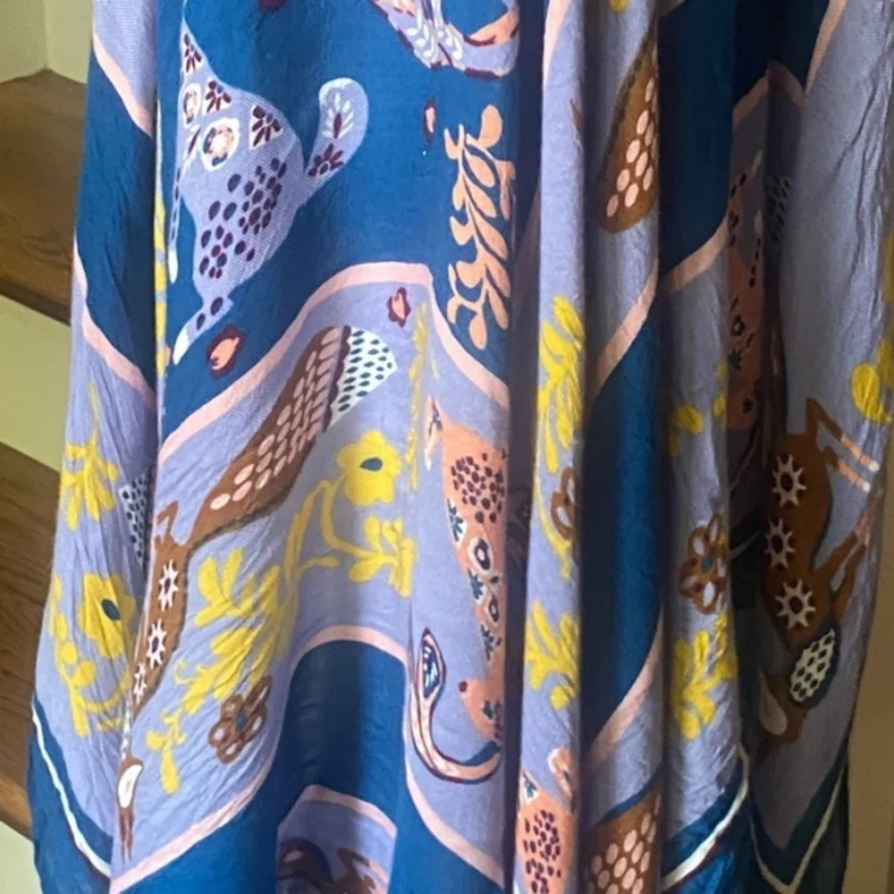 LOFT Fox and Rabbit Square Scarf - Picture 2 of 6
